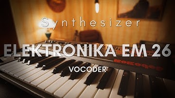 ELEKTRONIKA EM-26 RAREST VINTAGE SOVIET USSR ANALOG VOCODER SYNTHESIZER