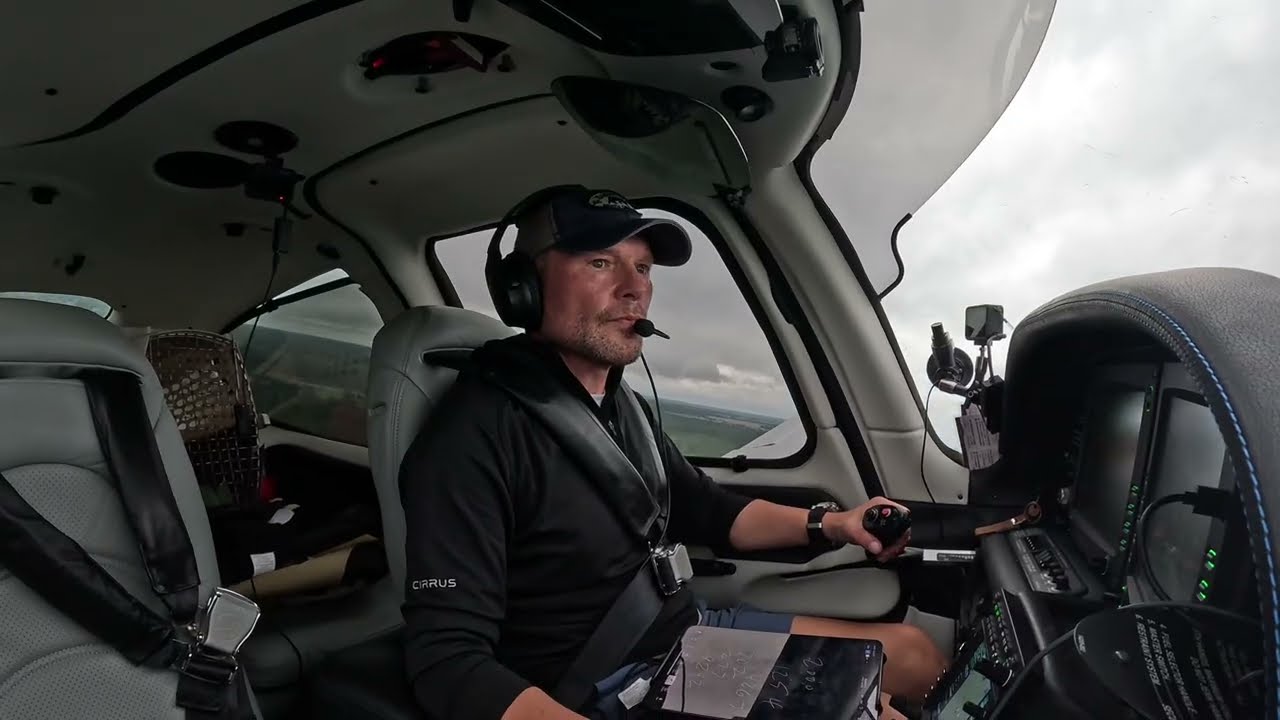 RNAV 5 with Rain and Low Clouds | IFR Approach into KBIJ (Early County, GA)