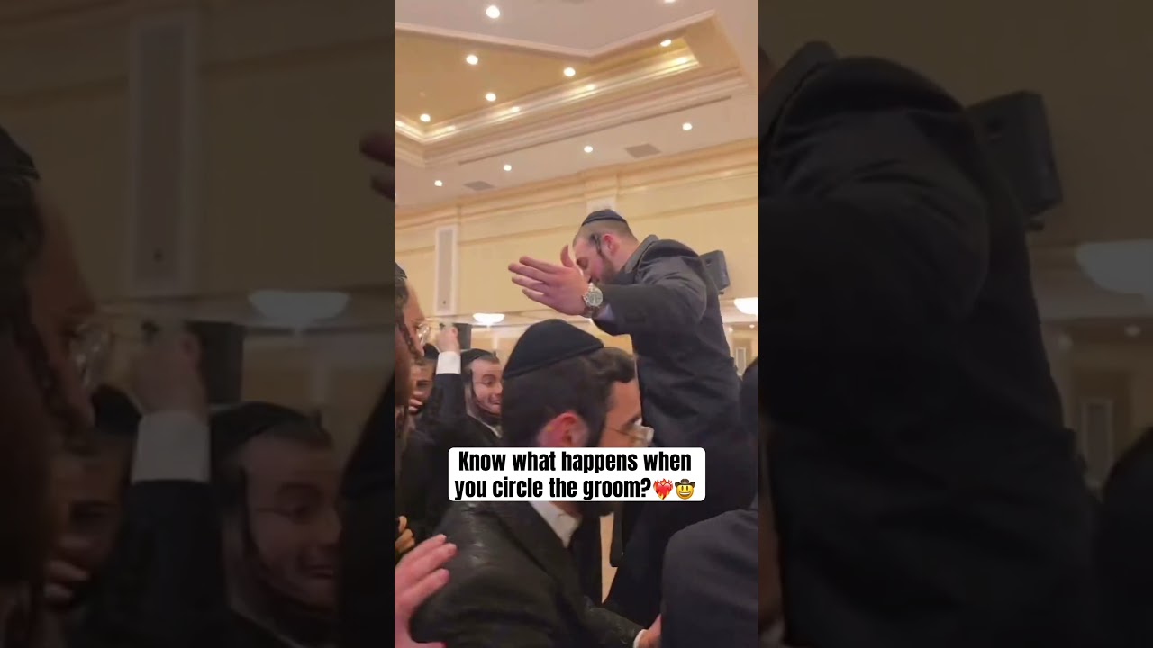 Know what happens when you circle the groom?❤️‍🔥🤠 (Mazel tov Shia!🔥)