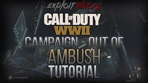 OUT OF AMBUSH GLITCH | Call of Duty World War 2 (Campaign) | Tutorial