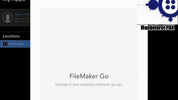 Open Mandelbrot PBX on your iPad with FileMaker Go