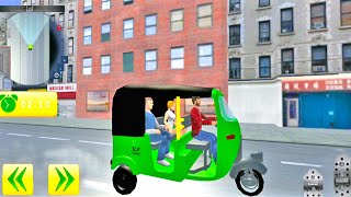 City Auto Rickshaw Driving | Modern Tuk Tuk Auto Rickshaw Taxi | Games - Android Gameplay #88 screenshot 5