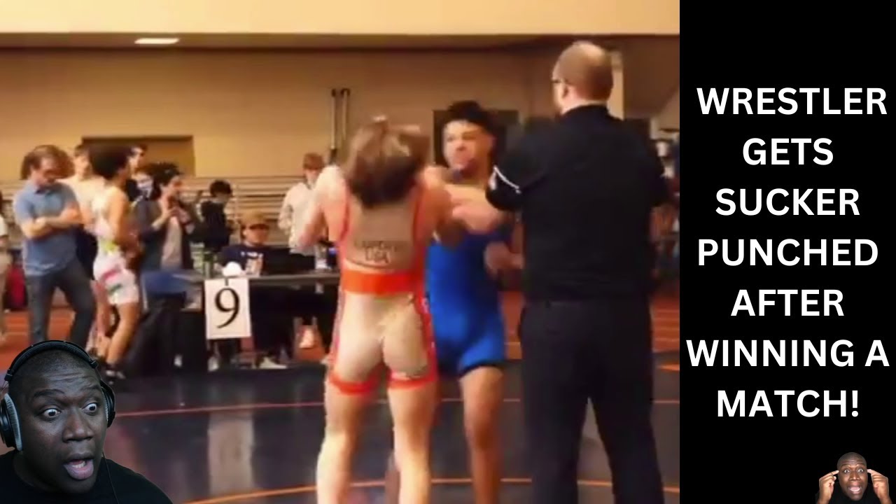 Wrestler punches opponent after being defeated! YouTube