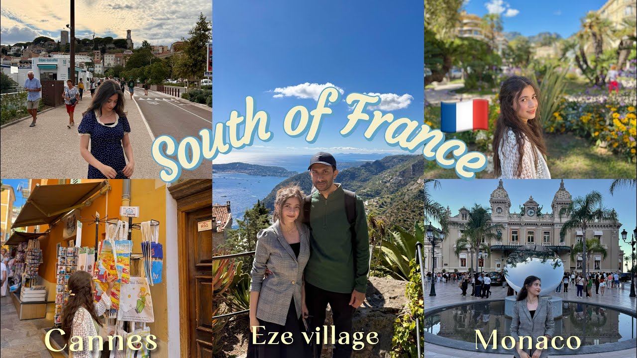 South of France travel vlog | luxury cars in Monaco, exploring Eze village, Nice & Cannes.