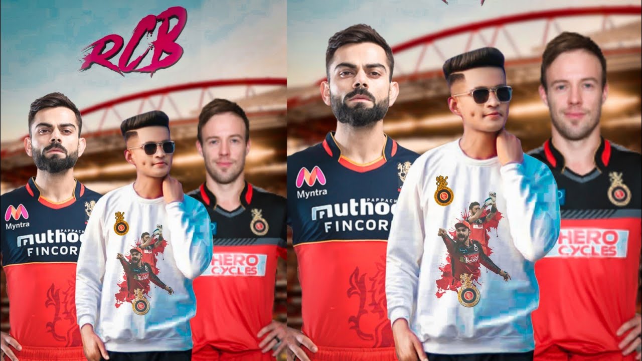 IPL Photo Editing 2021 || 2021 ipl photo editing | rcb photo editing | RCB Team Ipl Photo Editing