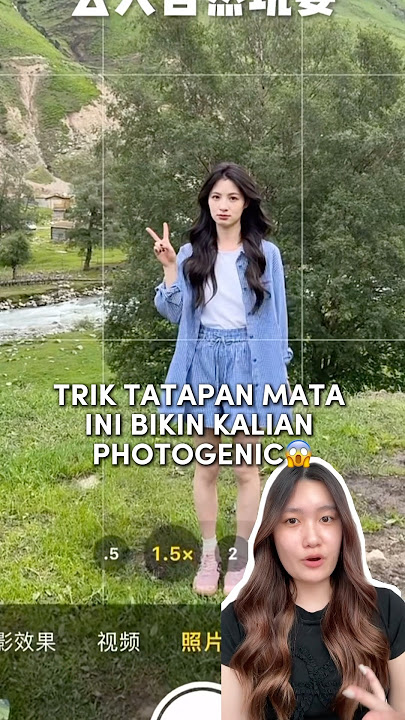 Trik tatapan mata ini bikin kalian photogenic😱