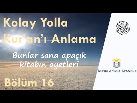 Kolay Yolla Kuranı Anlama 16/33