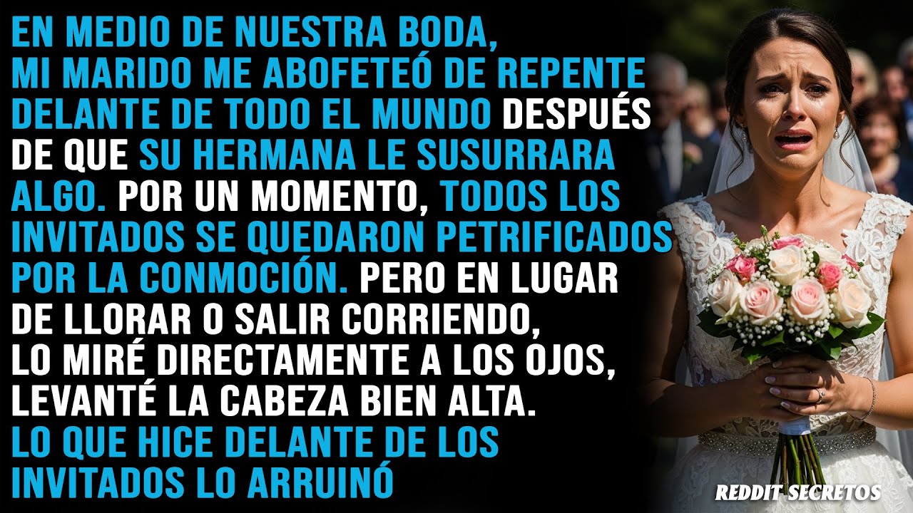 Mi marido me abofeteó en medio de nuestra boda. Lo que hice a continuación delante de los invitados