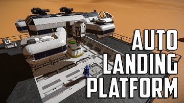 Space Engineers - Escape From Mars EP06 "Automatic AI Landing Platform"