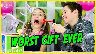 Download Worst Gift Ever Challenge! Playing With Weird Toys! Dollar Store Birthday Party Video MP3 Worst Gift Ever Challenge! Playing With Weird Toys! Dollar Store Birthday Party