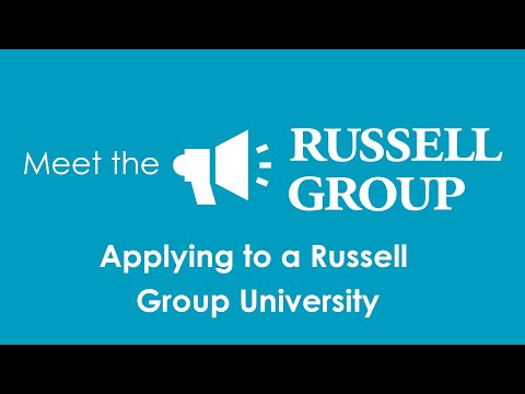 Applying to a Russell Group University