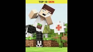 Top 10 minecraft skin 2023 ! Skin pack download | #shorts