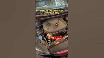 Vehicles Tips ! What Does Low Compression Engine Sound Like ? #youtubeshorts #shorts #tips #engine