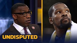 Skip and Shannon blame Kevin Durant for Warriors' Game 4 loss to Rockets | NBA | UNDISPUTED