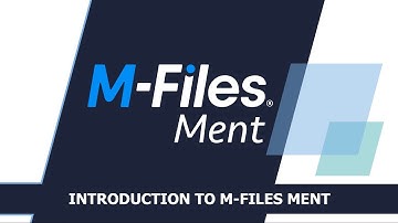 Introduction to M-Files Ment