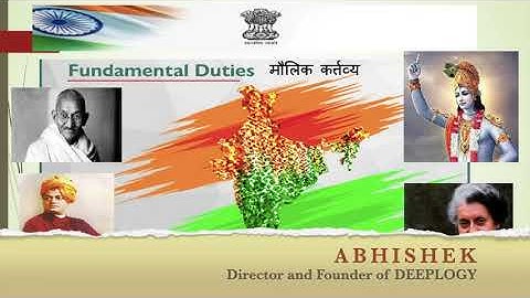 Fundamental Duties | Part IV of the Indian Constitution | Article 51A | UPSC CSE
