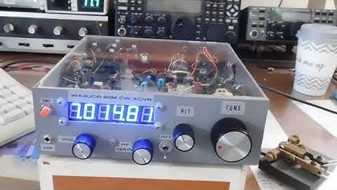 WA3JJT QSO on 40 CW Homebrew Rig