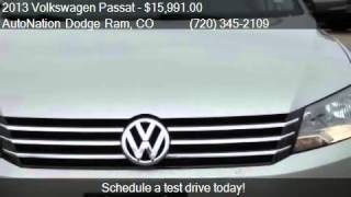 2013 Volkswagen Passat S for sale in Centennial, CO 80112 at