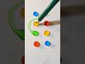 Nối các giọt cùng màu | Colour mixing 30 #shorts #art #colors #trending #satisfying #artwork #viral