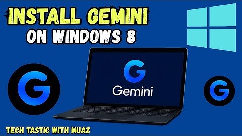 How to Install Gemini App on Windows 8 | Step-by-Step Guide (2025)#GeminiApp #Windows8#ai