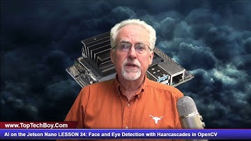 AI on the Jetson Nano LESSON 34: Face and Eye Detection with Haar Cascades in OpenCV