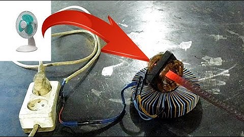 Free Induction Energy Generator!! DIY Induction Heating From Fan Winding