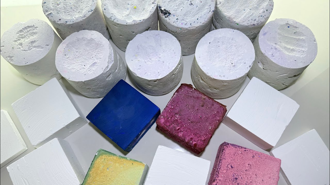 Foam flake chalk block丨Dyed gym chalk丨Starch homemade chalk