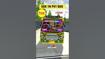 🎀🤩NEW SSK TN PVT BUS MOD DRIVING💥😎#bussidreviews#shortsfeed #shorts#newmodbussid