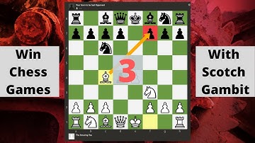 Scotch Gambit: White Chess Opening 3 || (Obliterate Your Oblivious Opponents in the Bc5 Variation!)