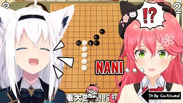 Elite MIKO Lost Embarrassingly to Fubuki Instantly...【Hololive│Eng sub】