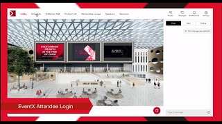 EventX attendee login tutorial (Event by invitation only)