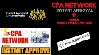 CPA network instant approval | CPA Marketing, CPA