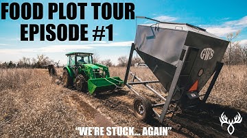 Food Plot Tour Ep. 1 | How To Plant a Food Plot | Mowing & Spraying | BuckVentures