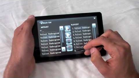 Sonix7 7" WiFi GPS Touch Tablet - Music