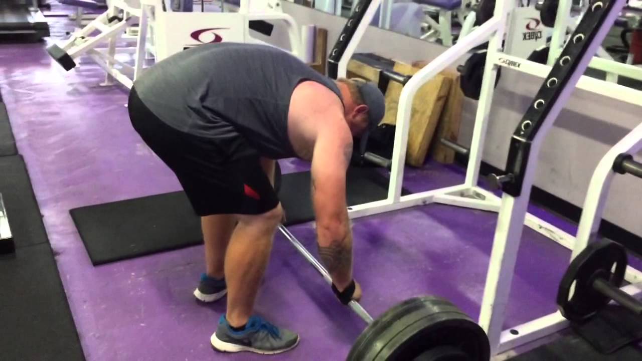 Steven setting a new PR on deadlift - 455lbs!!
