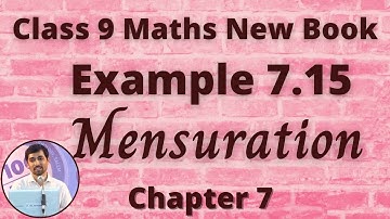 TN Class 9 Maths Mensuration Example 7.15 Chapter 7 Alexmaths Volume of Cuboid and Cube