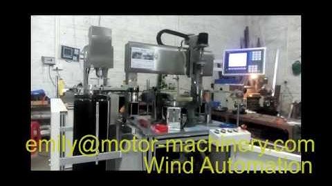 Automatic inductor coil winding machine with automatic loading unloading device  WIND-IH-ASW