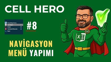 Excel Navigasyon Menü Yapımı | Temel Excel Eğitimi — CELL HERO #1