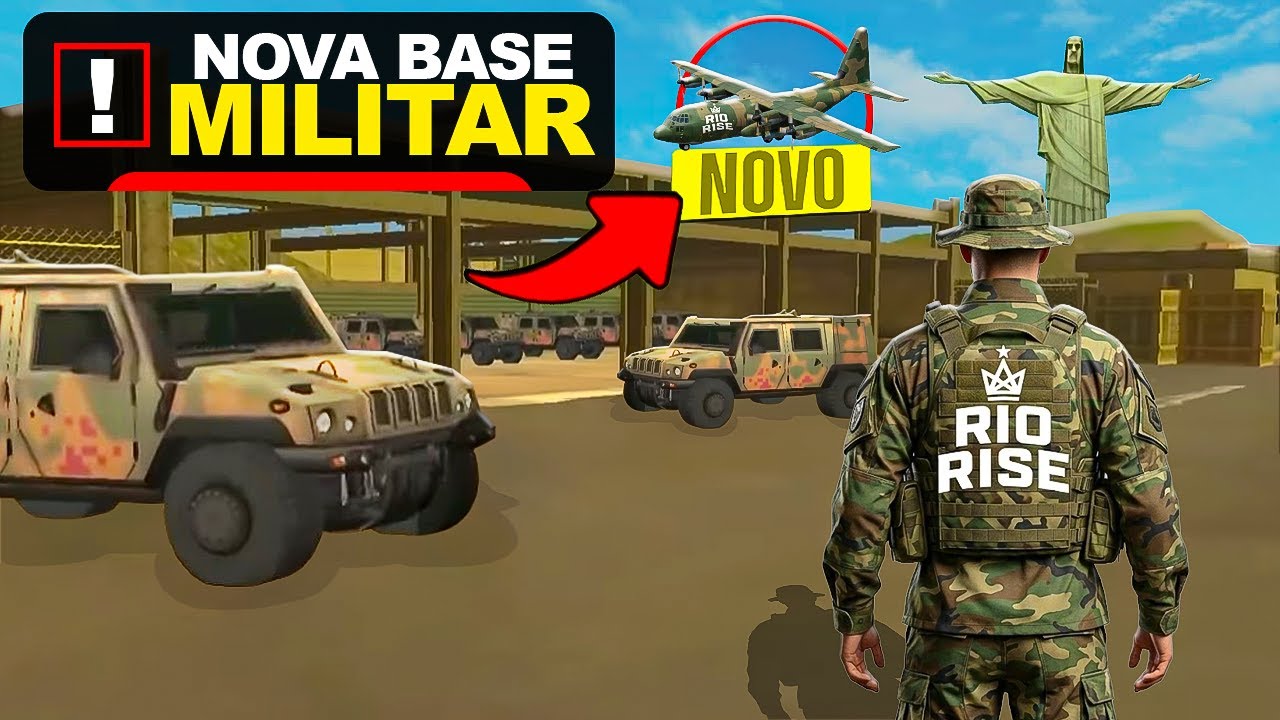 😲 VISITEI A NOVA BASE DO EXÉRCITO NA NOVA ATUALIZAÇÃO! RIO RISE - YouTube