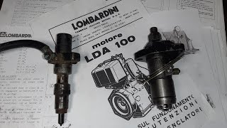 Lombardini LDA 75 - Pompa de Motorina si Injectorul - detalii si reglaje