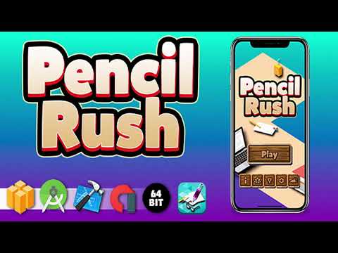 Pencil Rush Android iOS Buildbox Game Template with AdMob Interstitial Ads | Codecanyon Scripts and