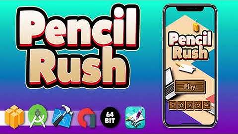 Pencil Rush Android iOS Buildbox Game Template with AdMob Interstitial Ads | Codecanyon Scripts and