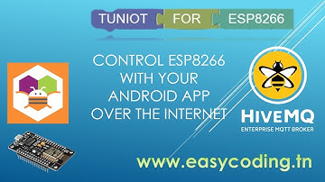 NodeMcu (ESP8266) Tutorial C-21: Control ESP with an Android app through the Internet (HiveMQ MQTT)