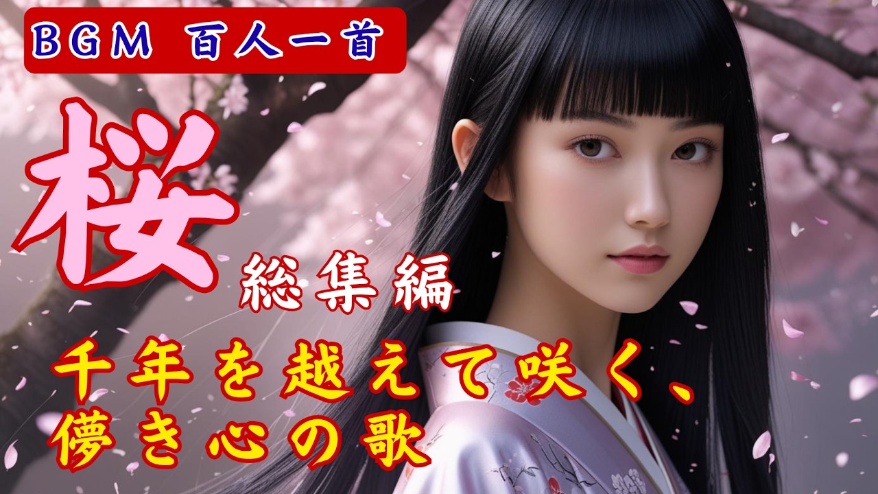 【BGM 百人一首 総集編】桜 ― 千年を越えて咲く、儚き心の歌
