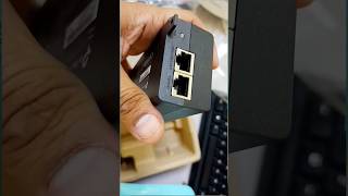 PoE Injector for cctv and access Point#shorts