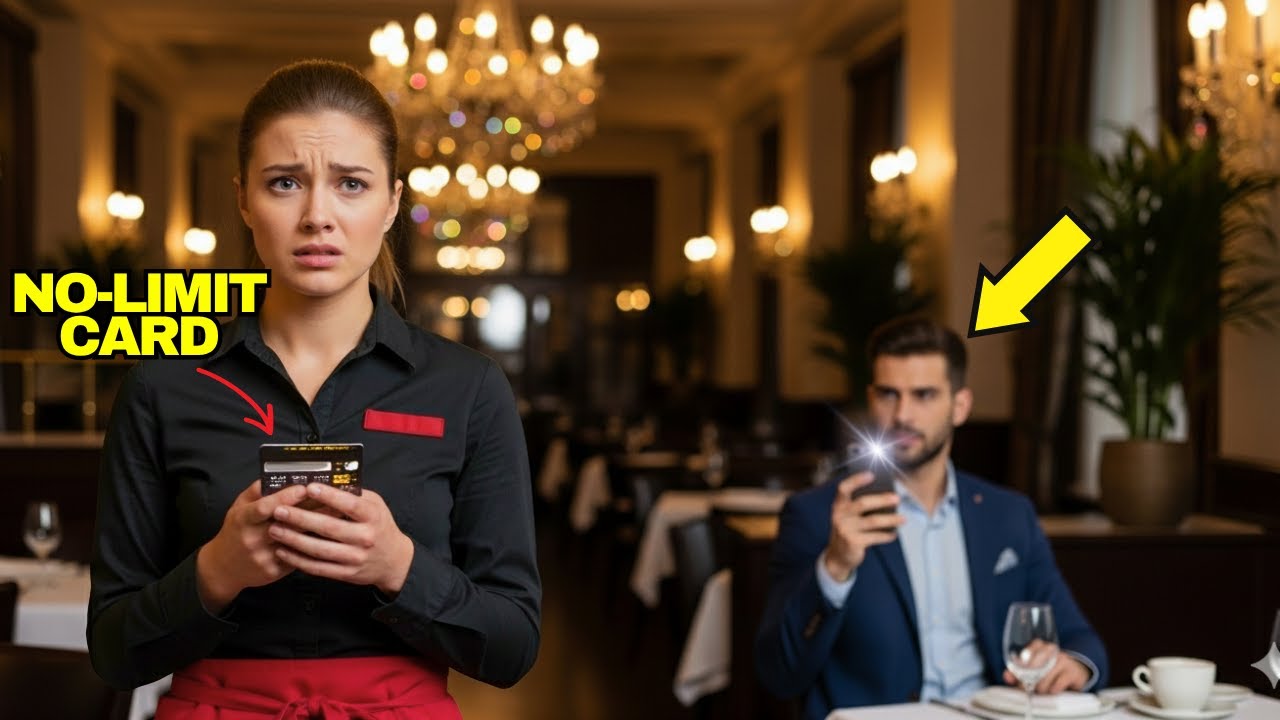 Billionaire “forgot” his black credit card to test the WAITRESS — her purchase left him speechless