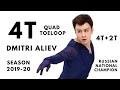 Dmitri Aliev 4T QUAD TOELOOP | Season 2019-20  Дмитрий Алиев