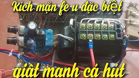 Kích cá xuyến | kích cá nước mặn 40d lõi u siêu mạnh | xiệt mặn lợ | máy kích cá nước mặn