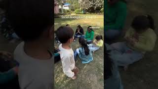 Let’s have some fun at garden ,group activity for better generalisation and socialisation