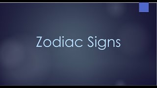 Learn English in 5 minutes: Zodiac Signs